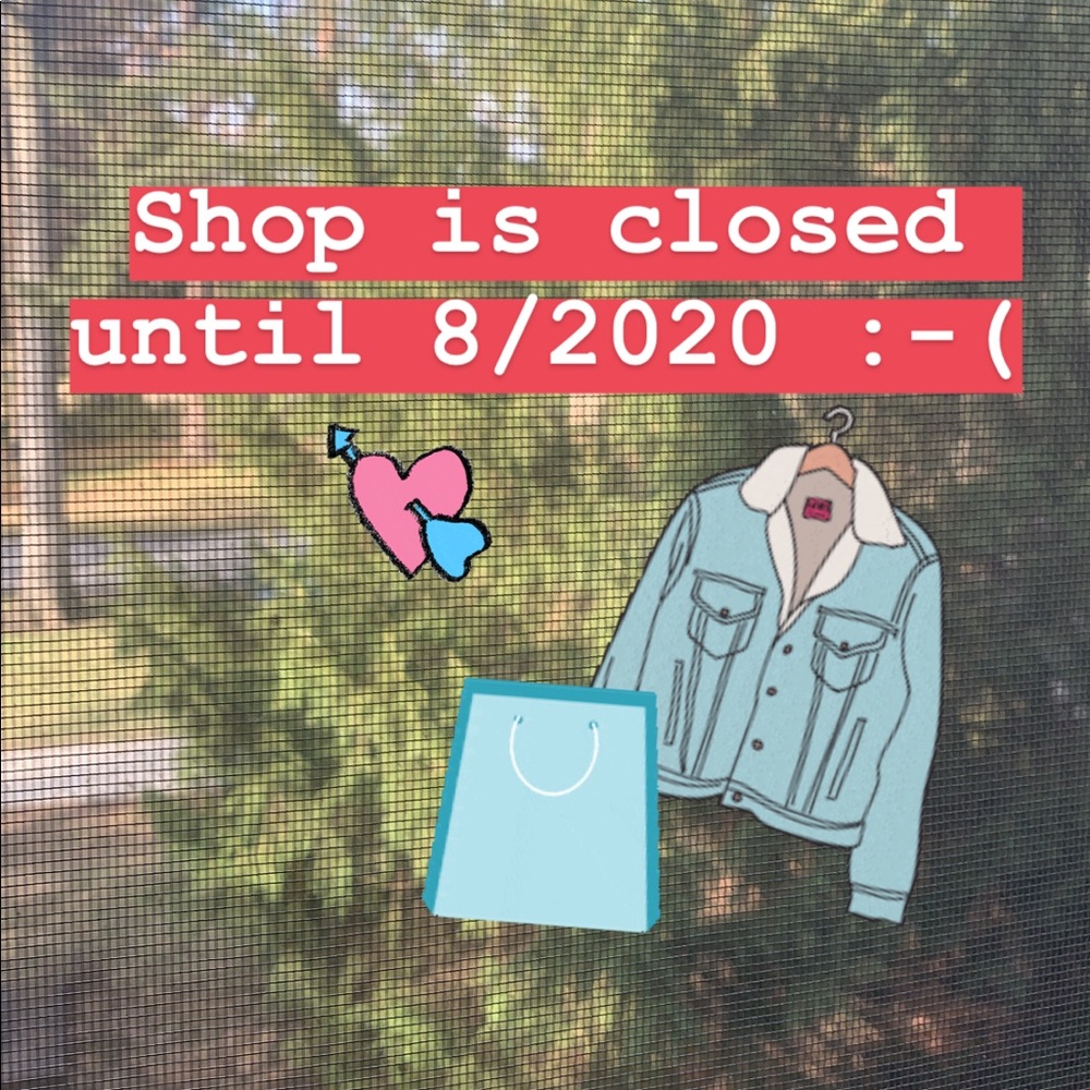Shop Temporarily closed!